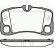 Brake Pad Set, disc brake 37726 ABS