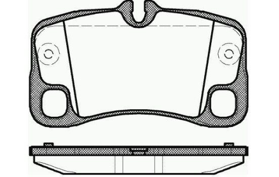 Brake Pad Set, disc brake 37726 ABS