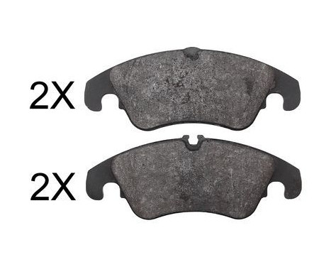 Brake Pad Set, disc brake 37728 ABS