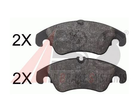 Brake Pad Set, disc brake 37728 ABS, Image 2