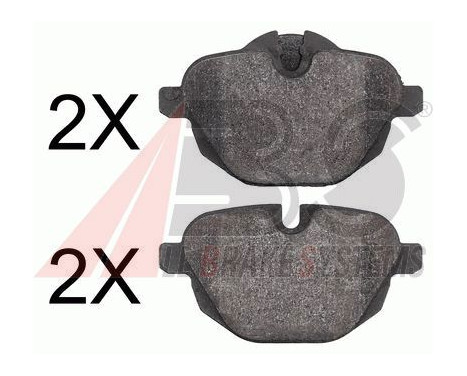 Brake Pad Set, disc brake 37731 ABS, Image 2
