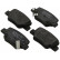 Brake Pad Set, disc brake 37735 ABS