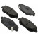 Brake Pad Set, disc brake 37736 ABS