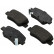 Brake Pad Set, disc brake 37737 ABS