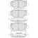 Brake Pad Set, disc brake 37738 ABS