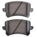 Brake Pad Set, disc brake 37739 ABS