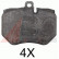 Brake Pad Set, disc brake 37740 ABS, Thumbnail 2