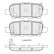 Brake Pad Set, disc brake 37745 ABS, Thumbnail 2