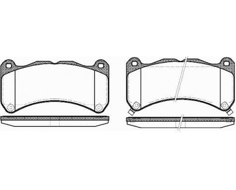 Brake Pad Set, disc brake 37746 ABS, Image 2