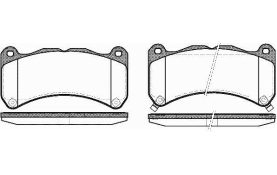 Brake Pad Set, disc brake 37746 ABS, Image 2