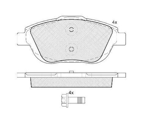 Brake Pad Set, disc brake 37751 ABS, Image 2