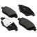 Brake Pad Set, disc brake 37751 ABS