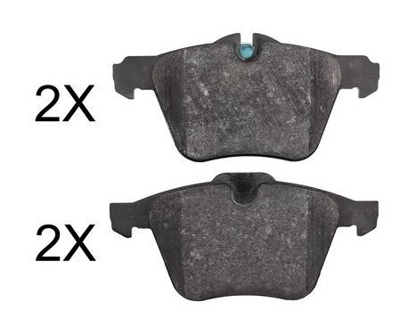 Brake Pad Set, disc brake 37753 ABS