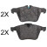 Brake Pad Set, disc brake 37753 ABS