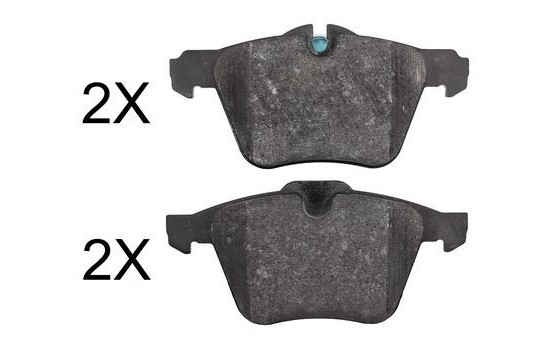 Brake Pad Set, disc brake 37753 ABS