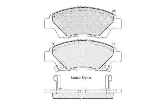 Brake Pad Set, disc brake 37754 ABS, Image 2