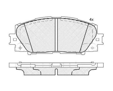 Brake Pad Set, disc brake 37755 ABS, Image 2