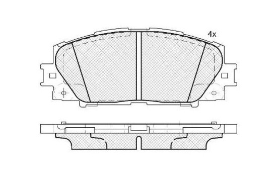 Brake Pad Set, disc brake 37755 ABS, Image 2