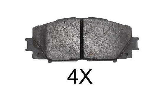 Brake Pad Set, disc brake 37755 ABS