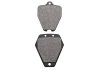 Brake Pad Set, disc brake 37757 ABS