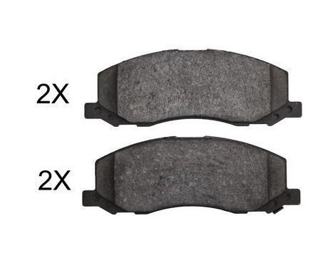 Brake Pad Set, disc brake 37761 ABS