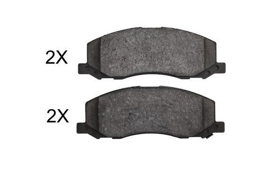 Brake Pad Set, disc brake 37761 ABS
