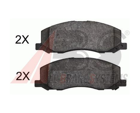 Brake Pad Set, disc brake 37761 ABS, Image 2