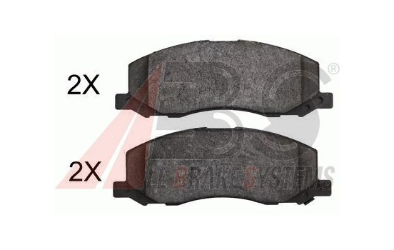 Brake Pad Set, disc brake 37761 ABS, Image 2