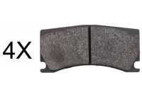 Brake Pad Set, disc brake 37765 ABS
