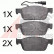 Brake Pad Set, disc brake 37767 ABS, Thumbnail 2