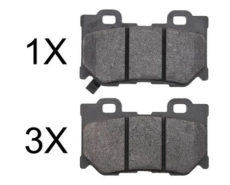 Brake Pad Set, disc brake 37769 ABS