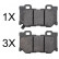 Brake Pad Set, disc brake 37769 ABS