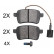 Brake Pad Set, disc brake 37775 ABS