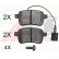 Brake Pad Set, disc brake 37775 ABS, Thumbnail 2