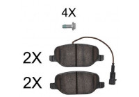Brake Pad Set, disc brake 37776 ABS