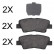 Brake Pad Set, disc brake 37777 ABS