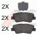 Brake Pad Set, disc brake 37777 ABS, Thumbnail 2