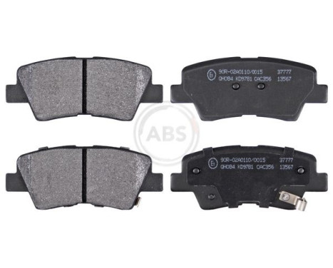 Brake Pad Set, disc brake 37777 ABS, Image 3