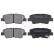 Brake Pad Set, disc brake 37777 ABS, Thumbnail 3