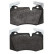 Brake Pad Set, disc brake 37779 ABS