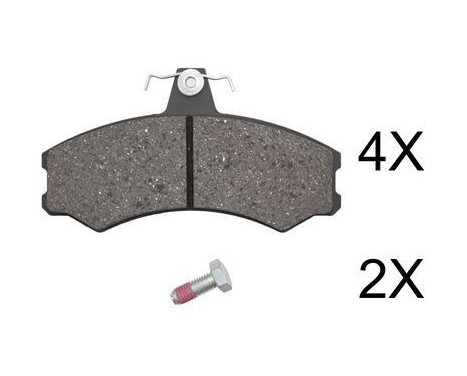 Brake Pad Set, disc brake 37780 ABS