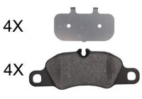 Brake Pad Set, disc brake 37782 ABS
