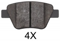 Brake Pad Set, disc brake 37784 ABS