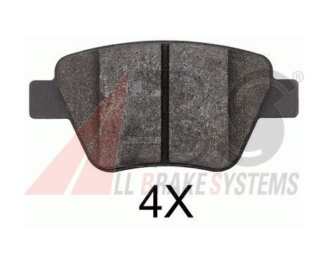 Brake Pad Set, disc brake 37784 ABS, Image 2