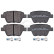 Brake Pad Set, disc brake 37784 ABS, Thumbnail 3