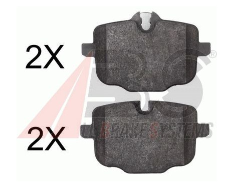 Brake Pad Set, disc brake 37787 ABS, Image 2
