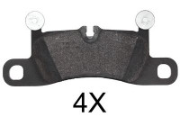 Brake Pad Set, disc brake 37788 ABS