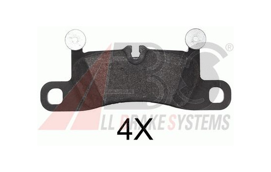 Brake Pad Set, disc brake 37788 ABS, Image 2
