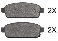 Brake Pad Set, disc brake 37790 ABS