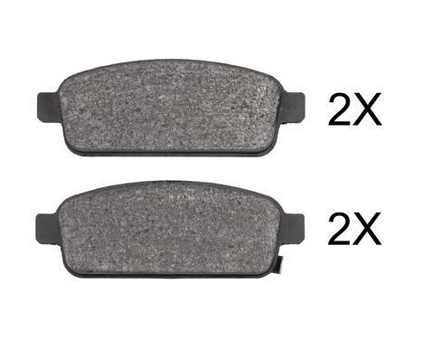 Brake Pad Set, disc brake 37790 ABS